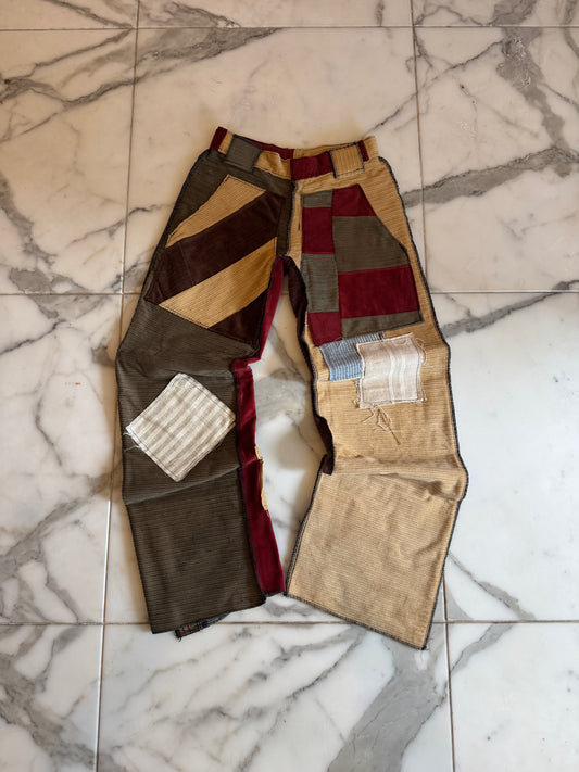 Corduroy High Rise Pants