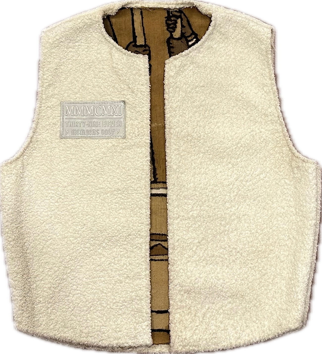 African Mud Cloth Vest