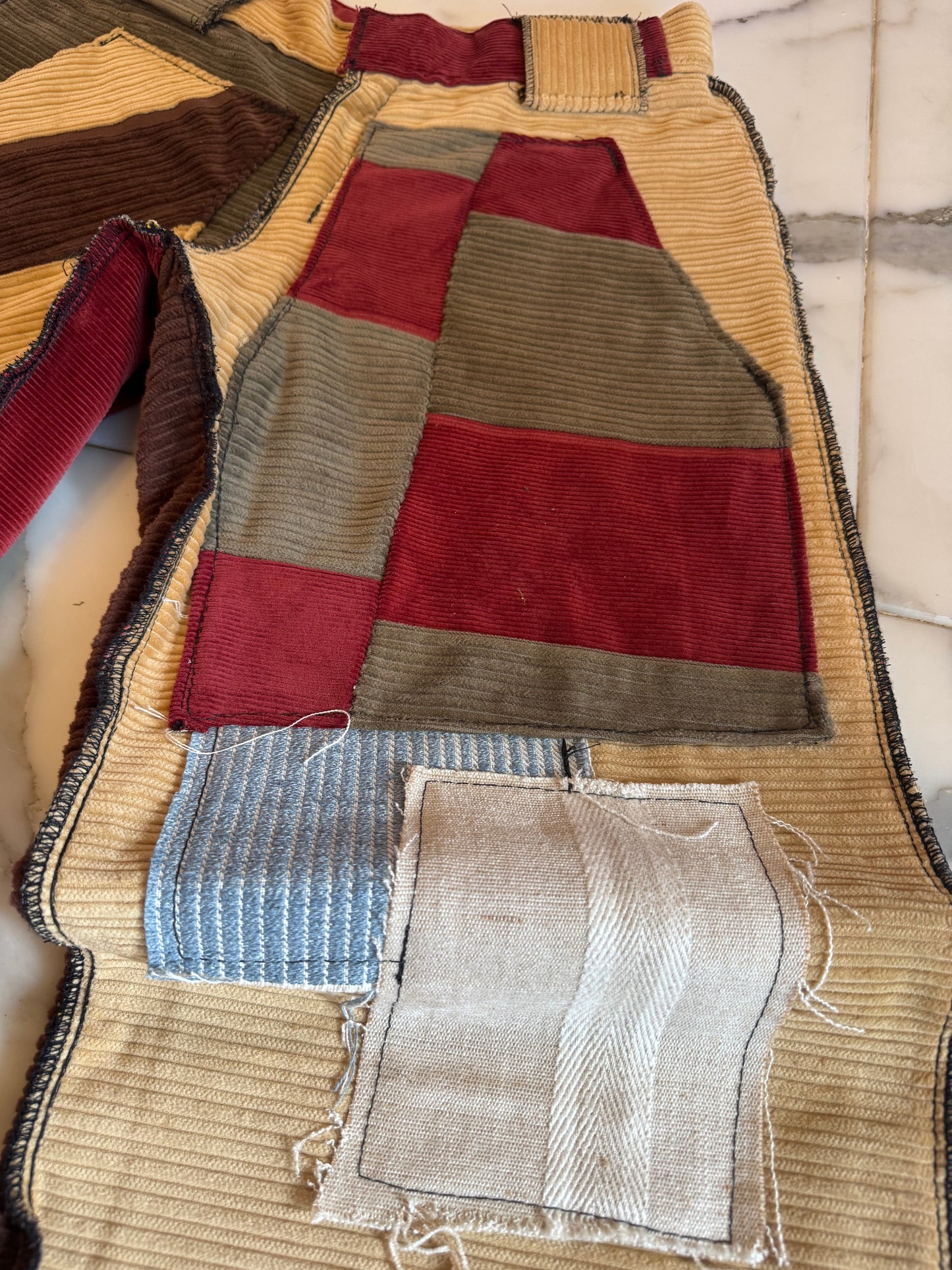Corduroy High Rise Pants