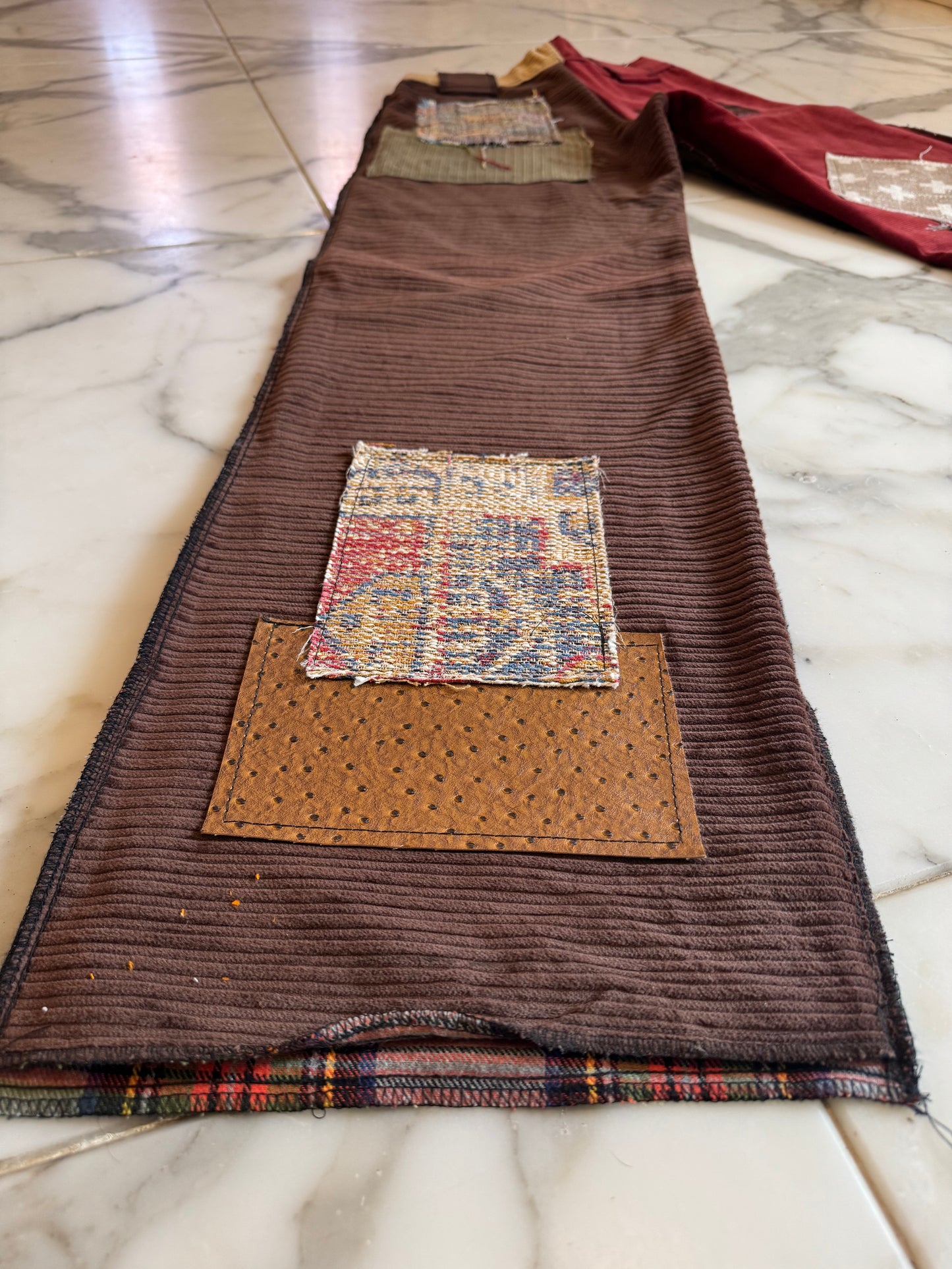 Corduroy High Rise Pants