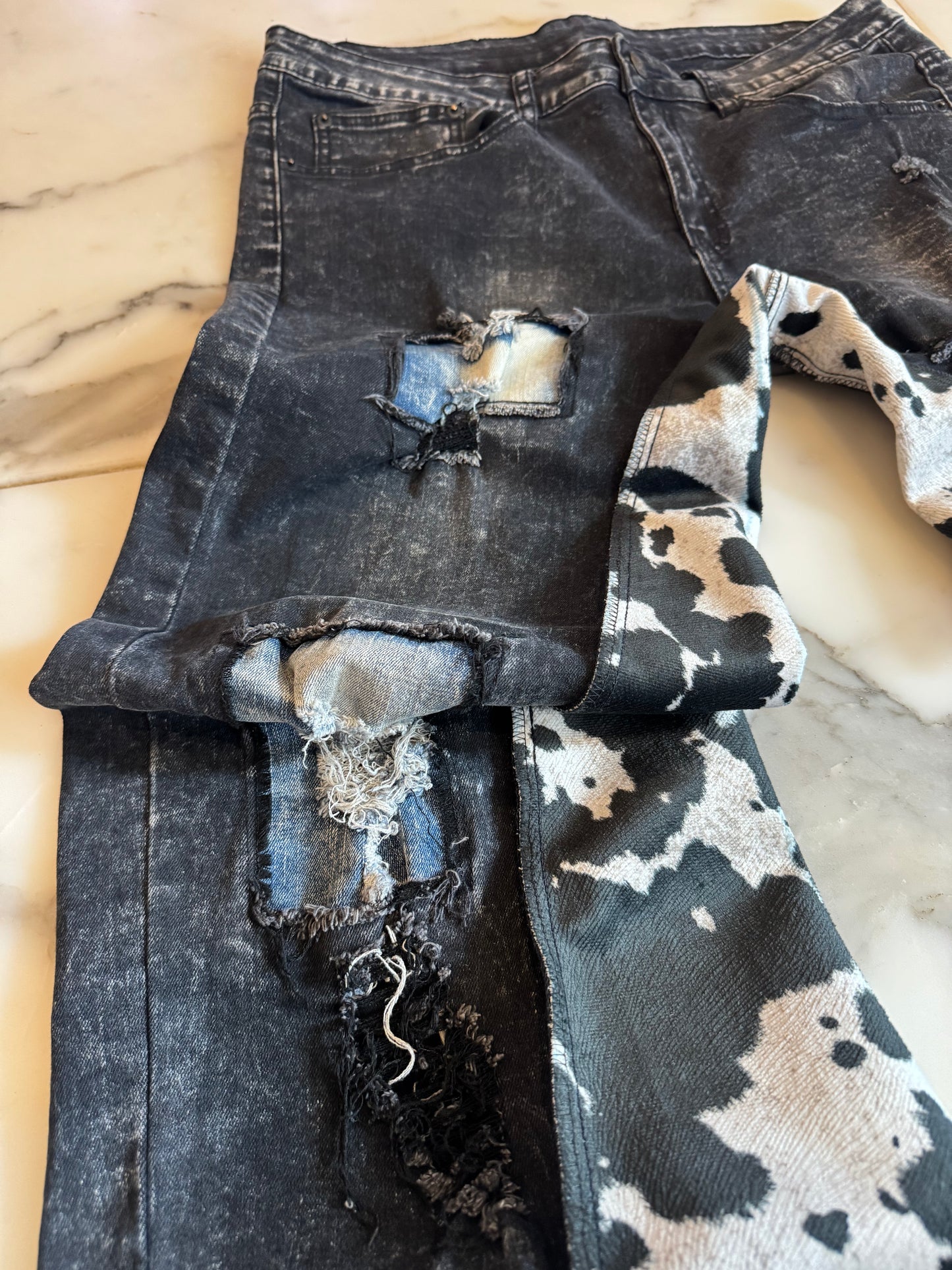 Cow Flared Y&R Jeans